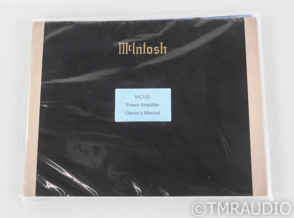 McIntosh MC152 Stereo Power Amplifier; MC-152
