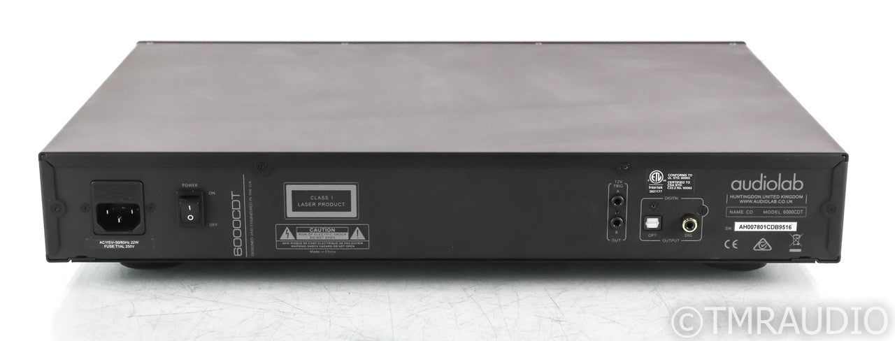 Audiolab 6000CDT CD Transport; Remote; 6000-CDT; Black