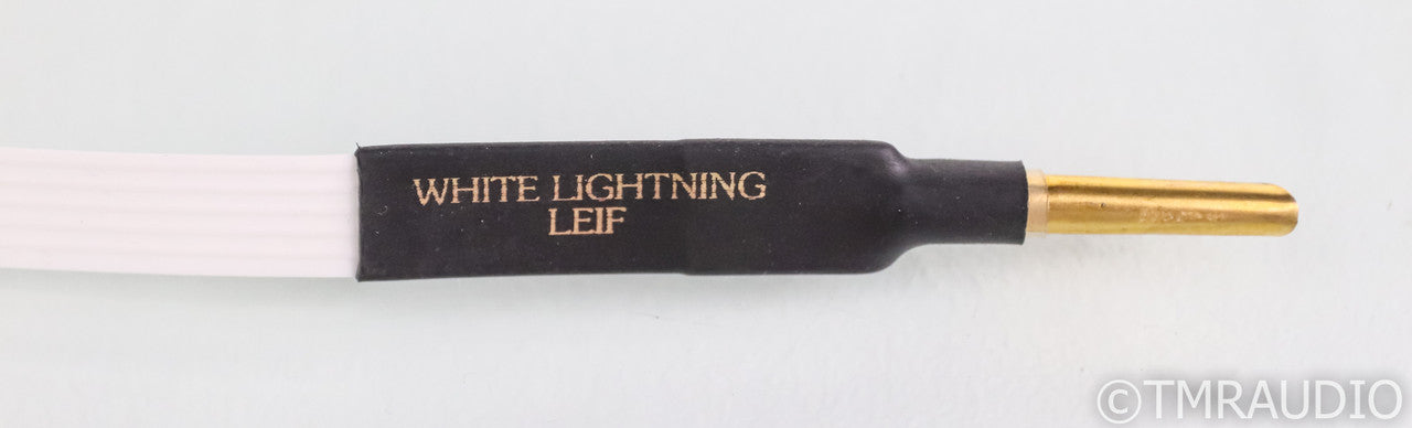 Nordost Leif White Lightning Speaker Cables; 2m Pair; BFA Bananas