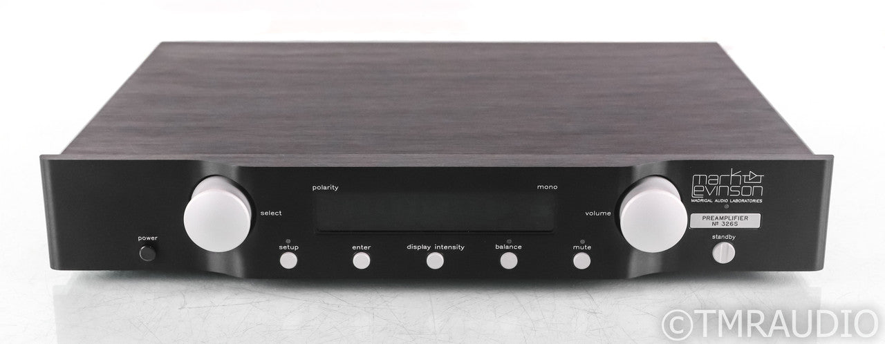 Mark Levinson 326S Stereo preamplifier; Remote; MM Phono Stage; Black