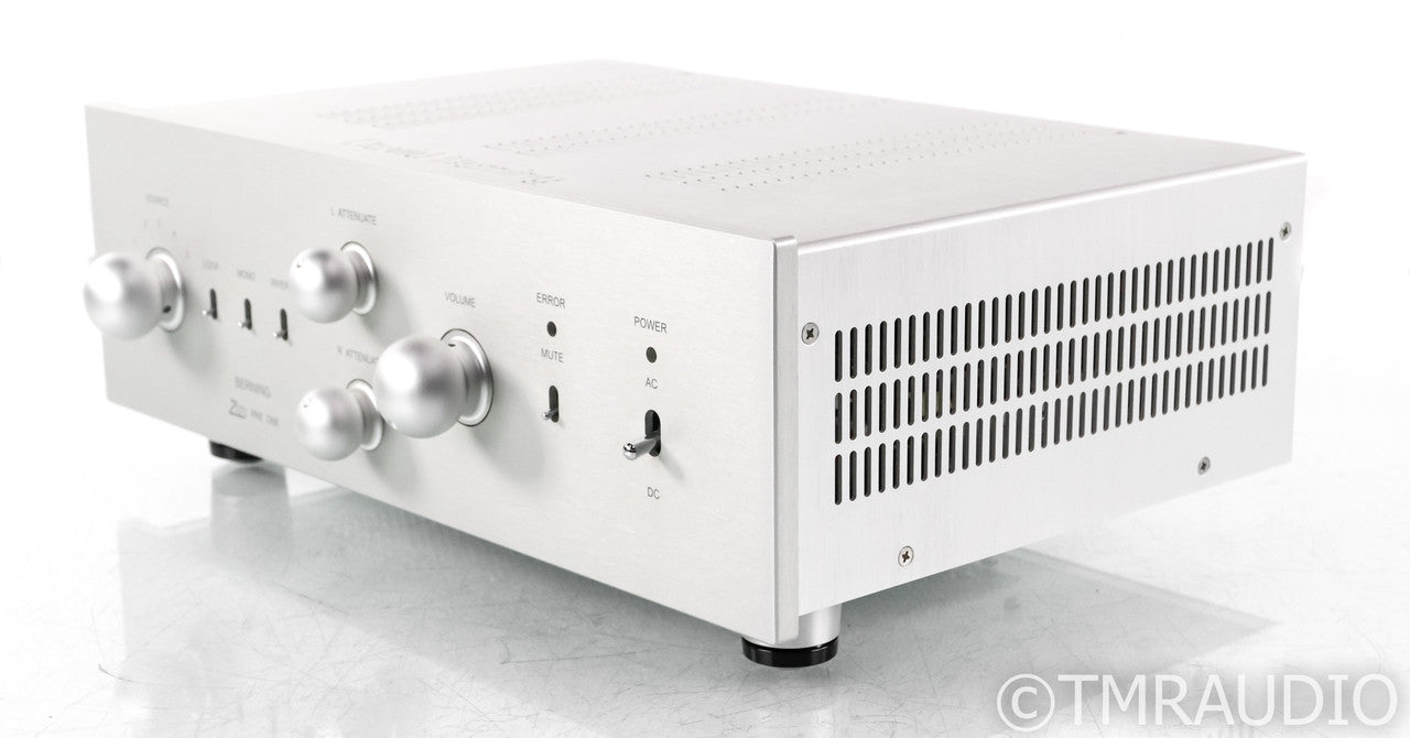 Berning ZOTL Pre One Stereo Tube Preamplifier; Pre-1; Silver