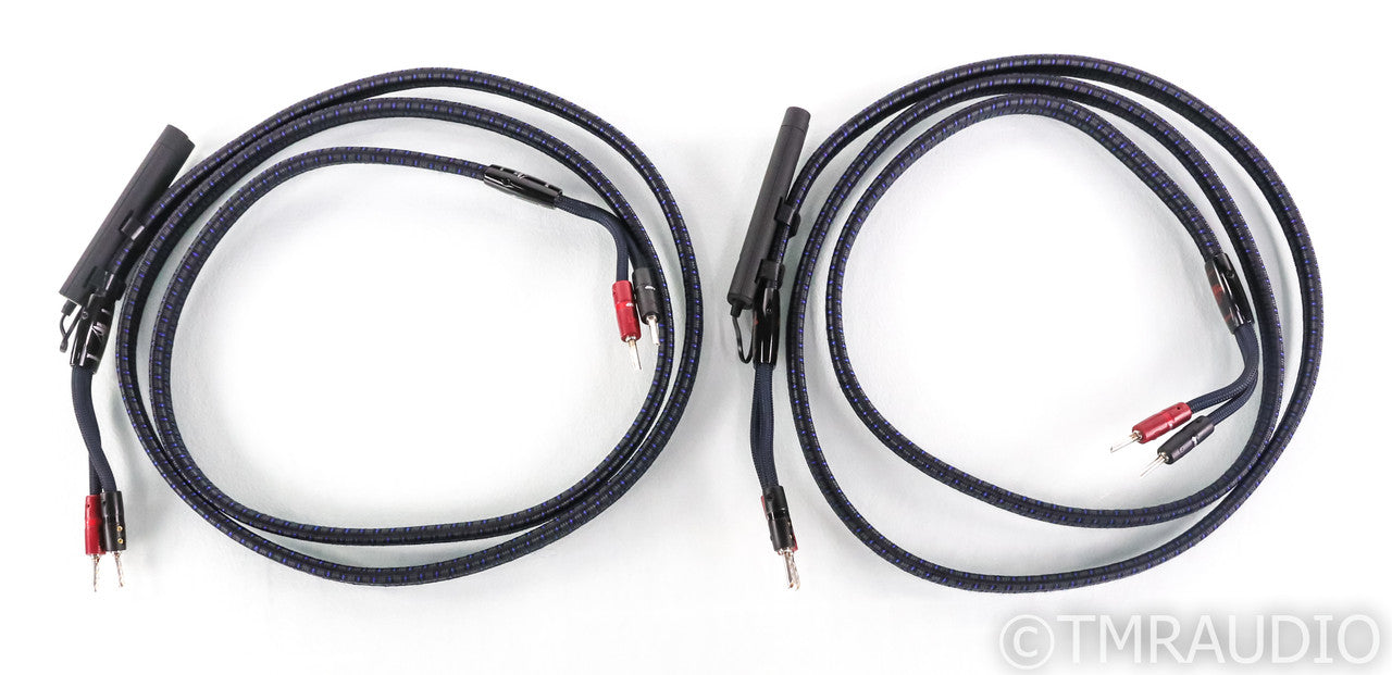 AudioQuest Gibraltar Speaker Cables; 8ft Pair; 72v DBS