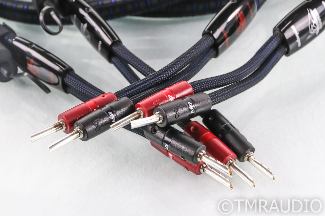 AudioQuest Gibraltar Speaker Cables; 8ft Pair; 72v DBS