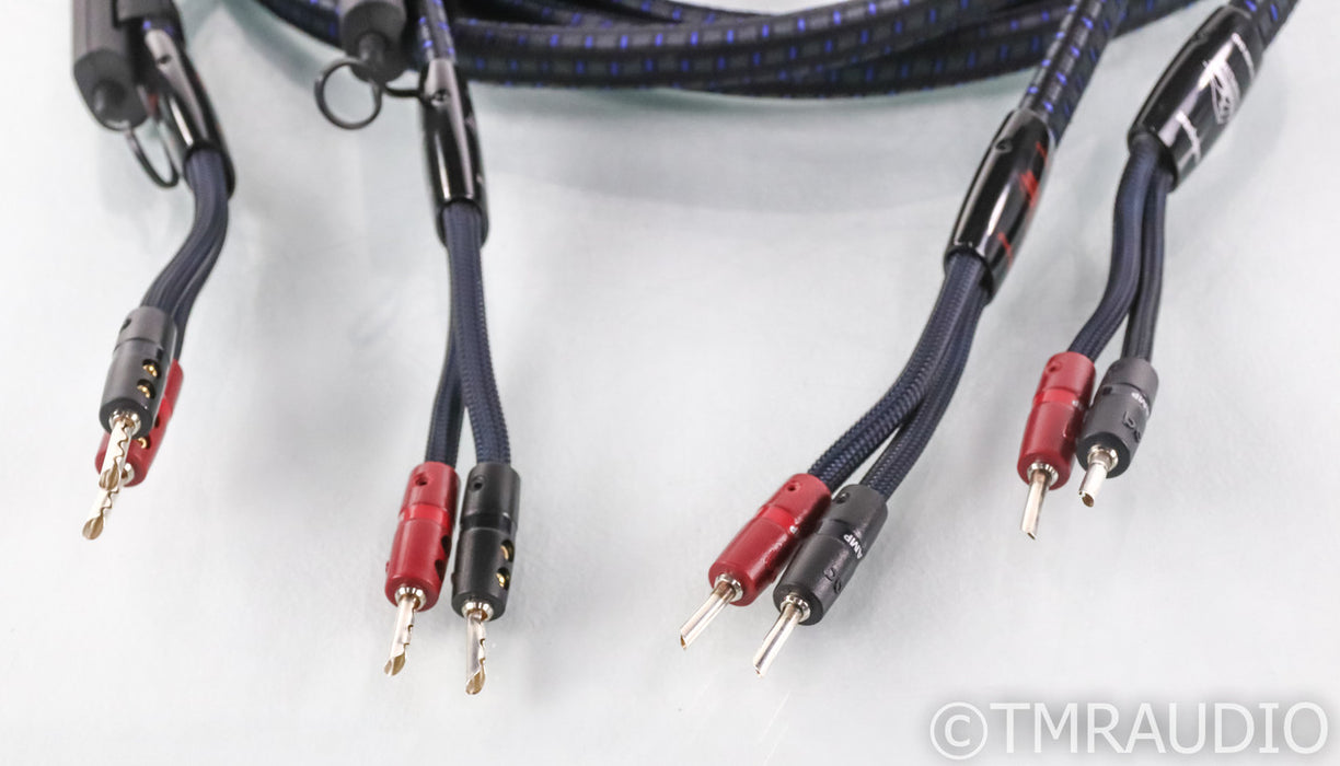 AudioQuest Gibraltar Speaker Cables; 8ft Pair; 72v DBS