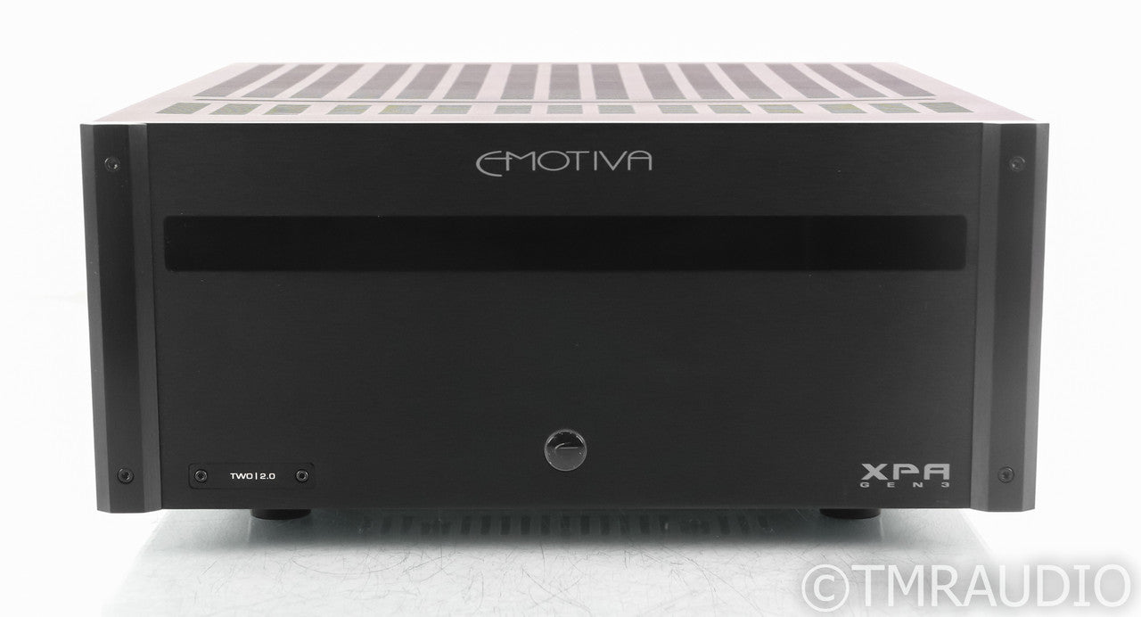 Emotiva XPA Gen 3 Stereo Power Amplifier; Black