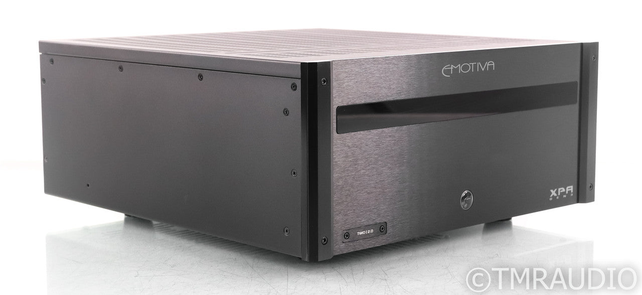 Emotiva XPA Gen 3 Stereo Power Amplifier; Black