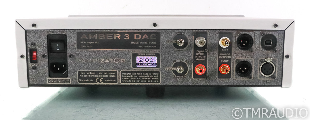 LampizatOr Amber 3 Tube DAC; White; USB; DSD