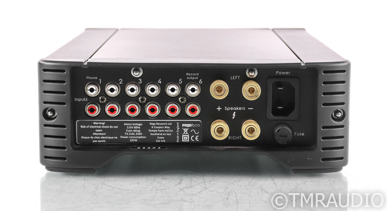 Rega Brio Stereo Integrated Amplifier; Black; Remote