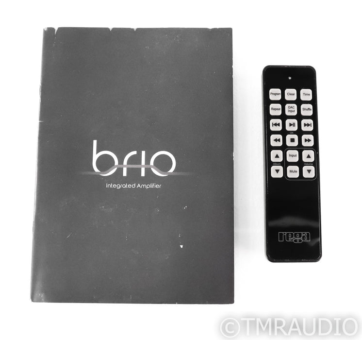 Rega Brio Stereo Integrated Amplifier; Black; Remote