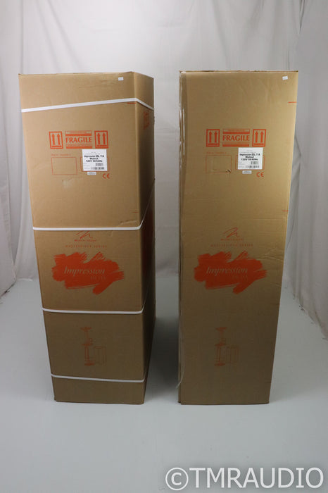 Martin Logan Impression ESL 11a Floorstanding Speakers; Walnut Pair, Electrostatic (New)