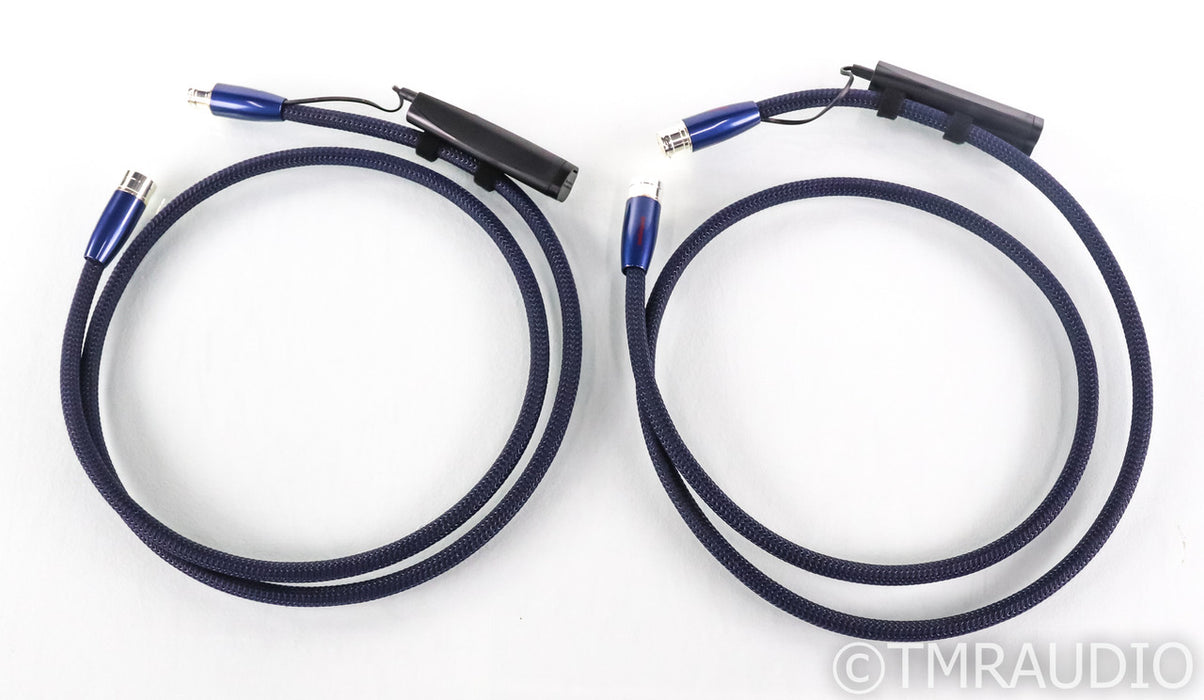 AudioQuest Water XLR Cables; 2m Pair Balanced Interconnects; 72v DBS