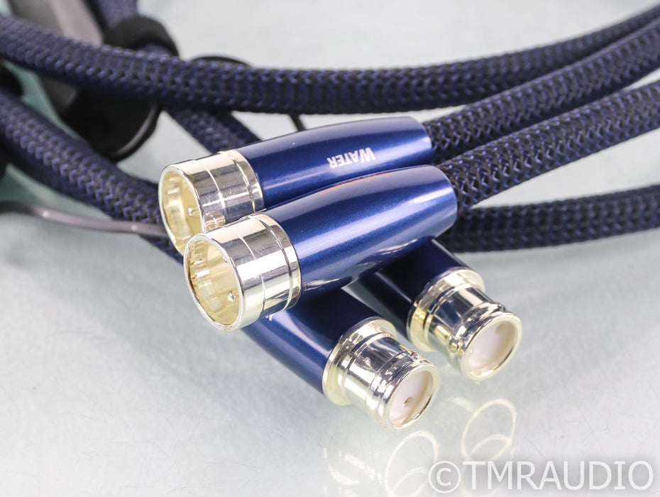 AudioQuest Water XLR Cables; 2m Pair Balanced Interconnects; 72v DBS