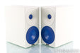 Amphion Argon1 Bookshelf Speakers; White w/ Blue Grills Pair