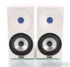 Amphion Argon1 Bookshelf Speakers; White w/ Blue Grills Pair