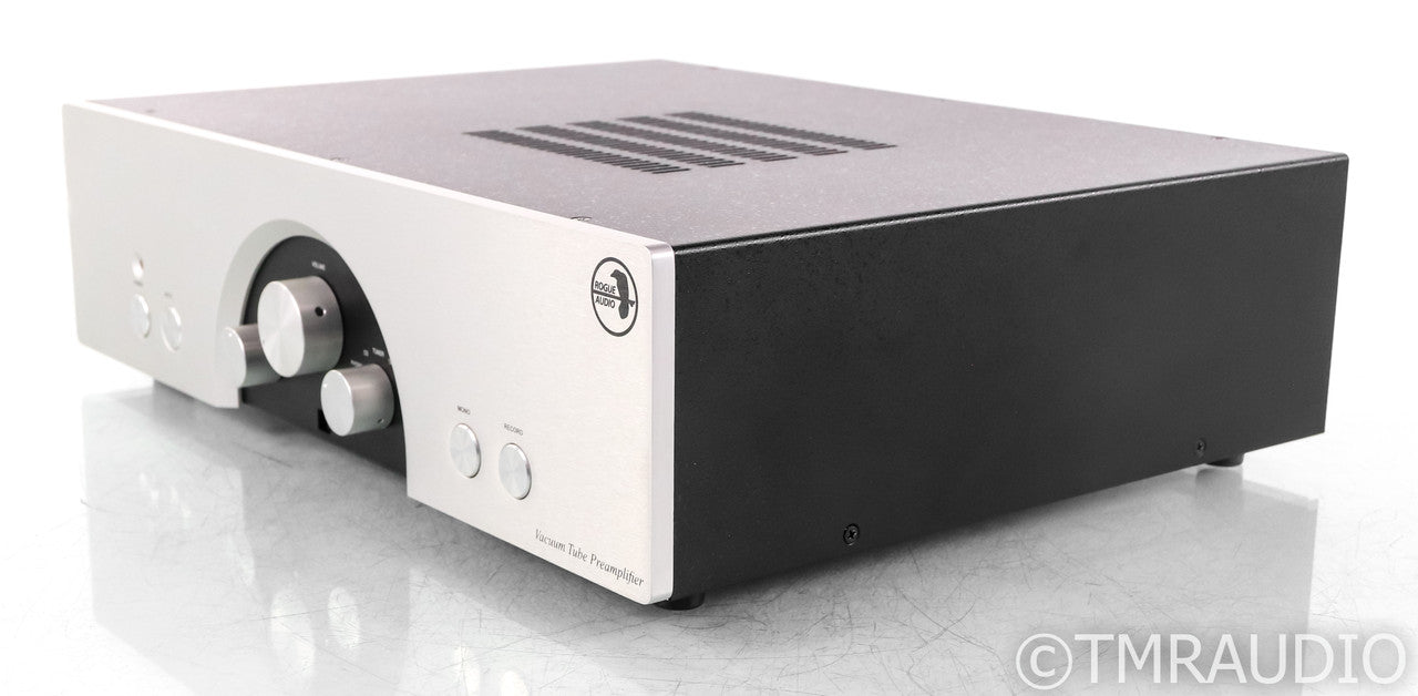 Rogue Audio Ninety-Nine Stereo Tube Preamplifier; Silver; 99; Remote
