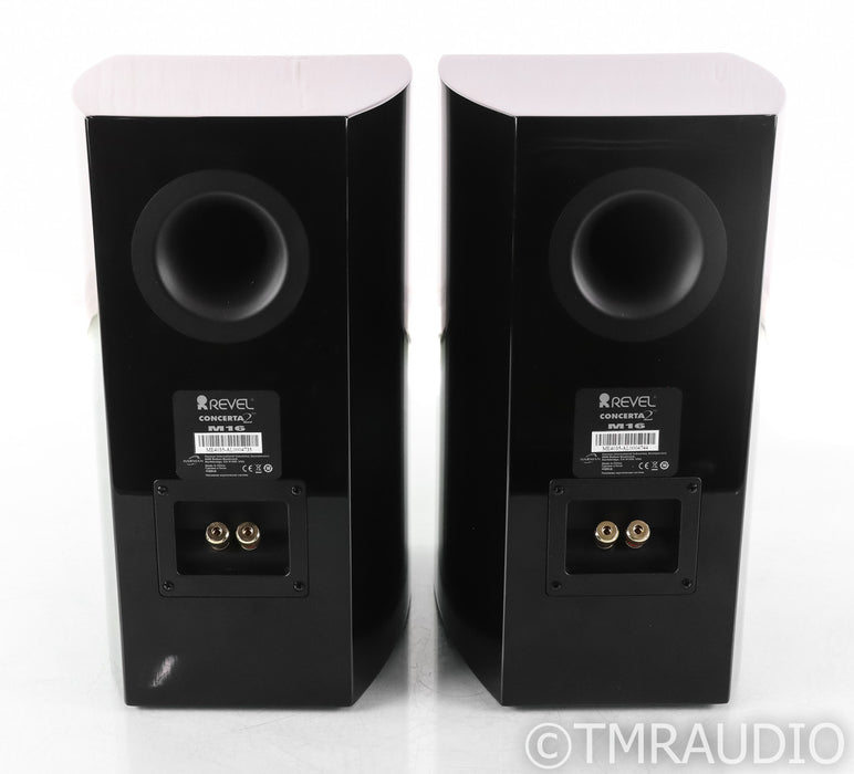 Revel Concerta 2 M16 Bookshelf Speakers; Gloss Black Pair