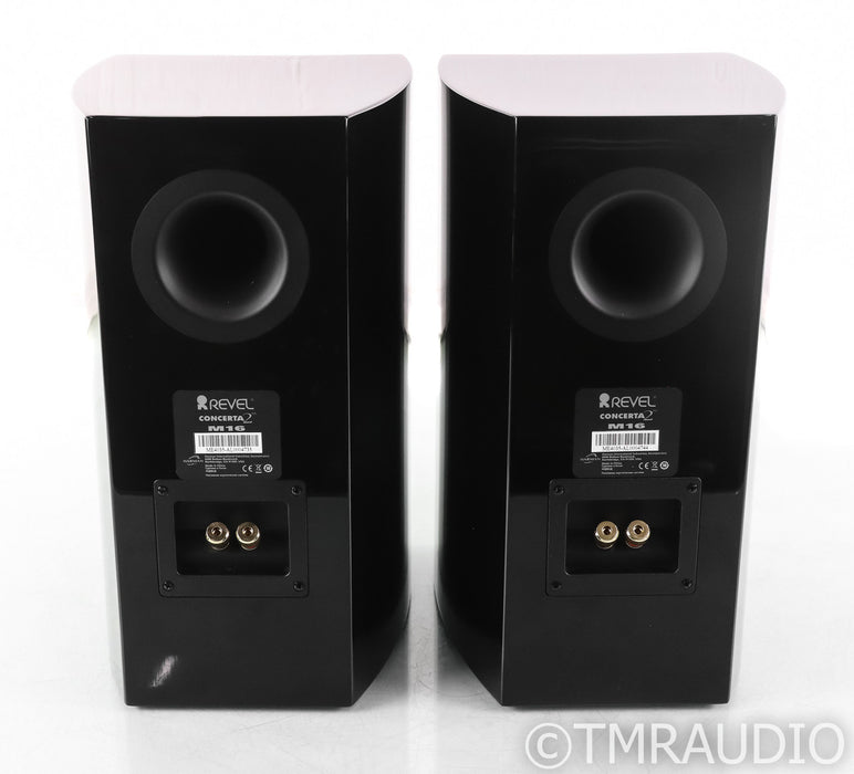 Revel Concerta 2 M16 Bookshelf Speakers; Gloss Black Pair