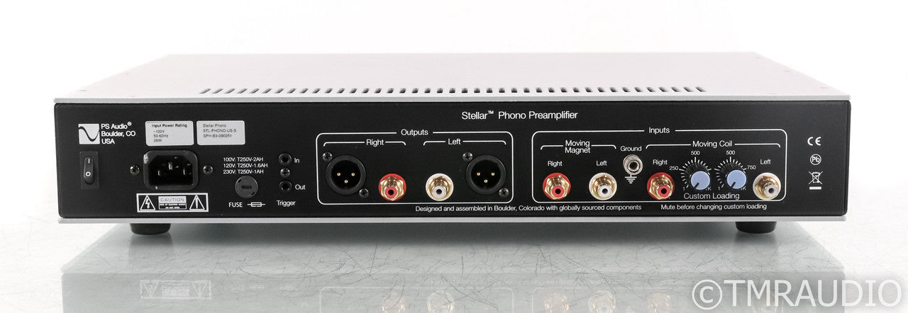 PS Audio Stellar Phono Preamplifier; Silver; Remote; MM / MC (used)
