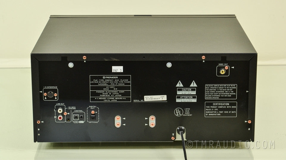 Pioneer PD-F1004 100 Disc CD Changer / Player