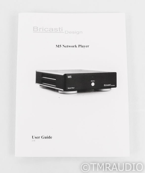 Bricasti Design M5 Network Streamer; M-5; Roon Endpoint