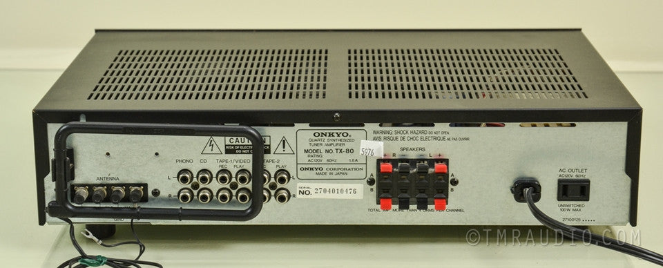 Onkyo TX-80 AM / FM Stereo Receiver