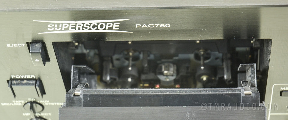Superscope PAC750 Cassette Deck / CD Player Combo