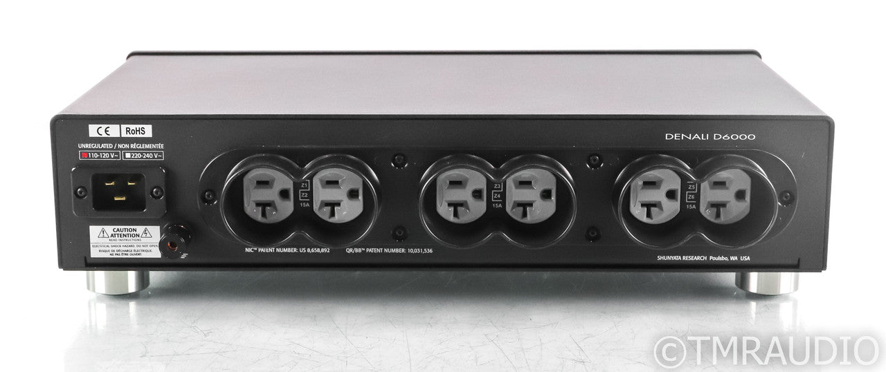 Shunyata Research Denali 6000S V2 AC Power Line Conditioner; Black; 6000-S