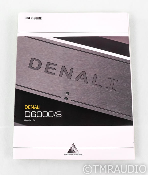 Shunyata Research Denali 6000S V2 AC Power Line Conditioner; Black; 6000-S