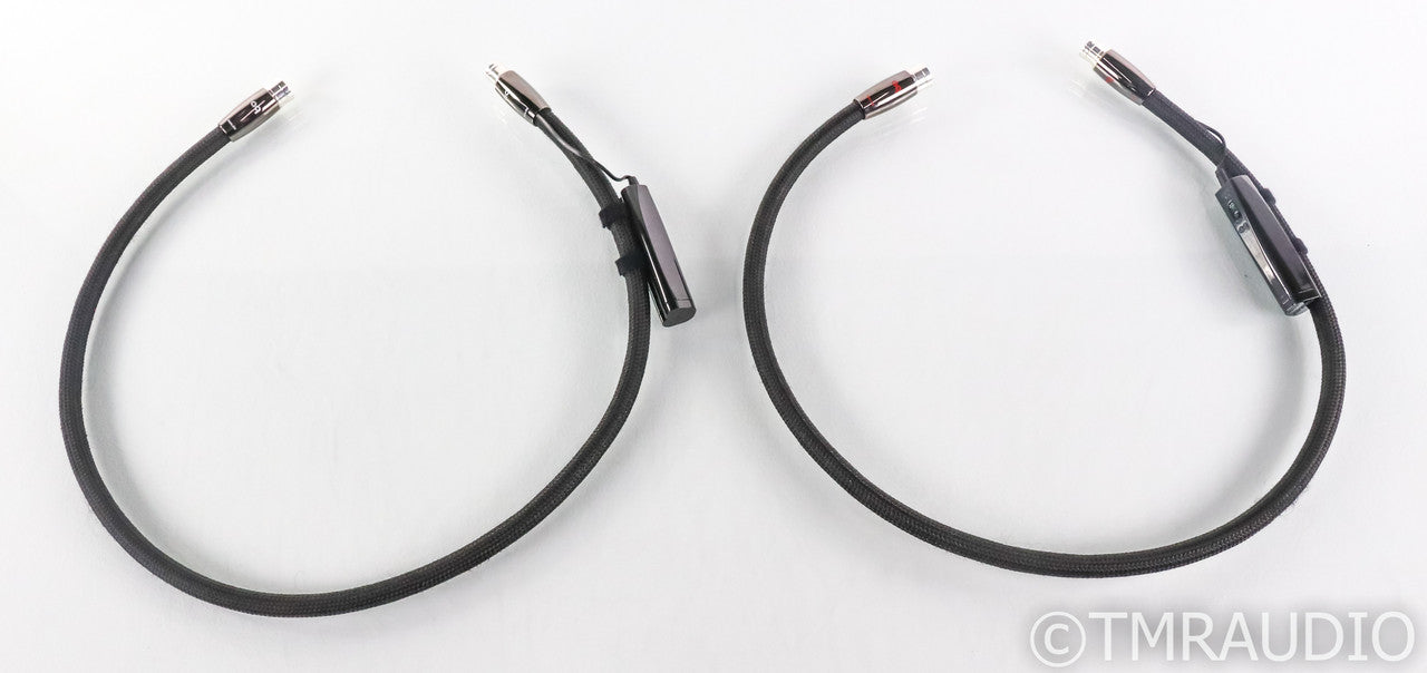 AudioQuest WEL Signature XLR Cables; 1m Pair Balanced Interconnects; 72v DBS