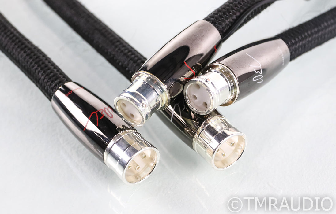 AudioQuest WEL Signature XLR Cables; 1m Pair Balanced Interconnects; 72v DBS
