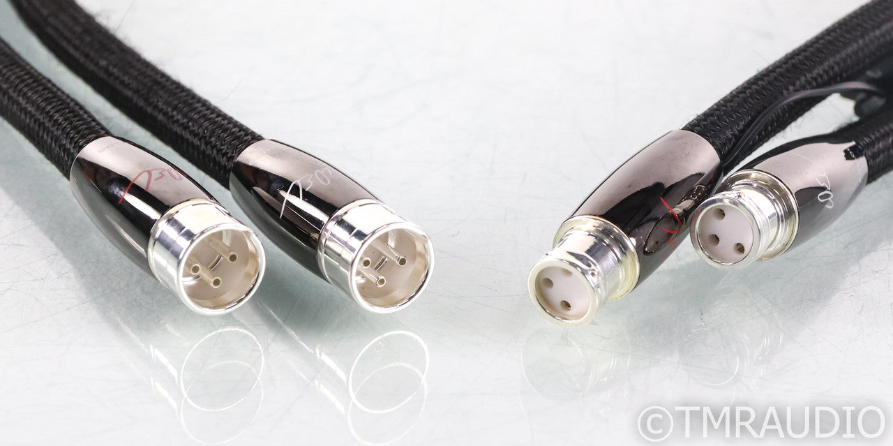 AudioQuest WEL Signature XLR Cables; 1m Pair Balanced Interconnects; 72v DBS