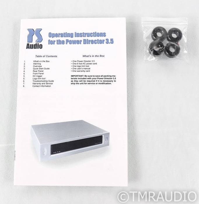 PS Audio Power Director 3.5 AC Power Line Conditioner; PD