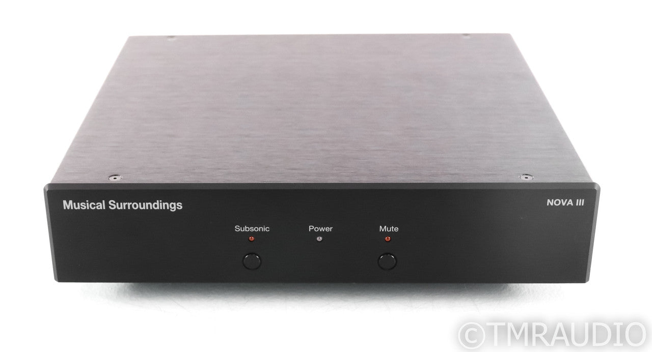 Musical Surroundings Nova III MM / MC Phono Preamplifier; Black