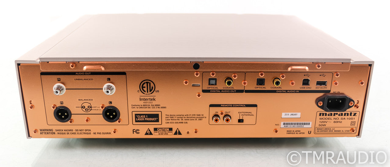 Marantz SA-10 SACD / CD Player; Remote; SA10; Champagne Gold