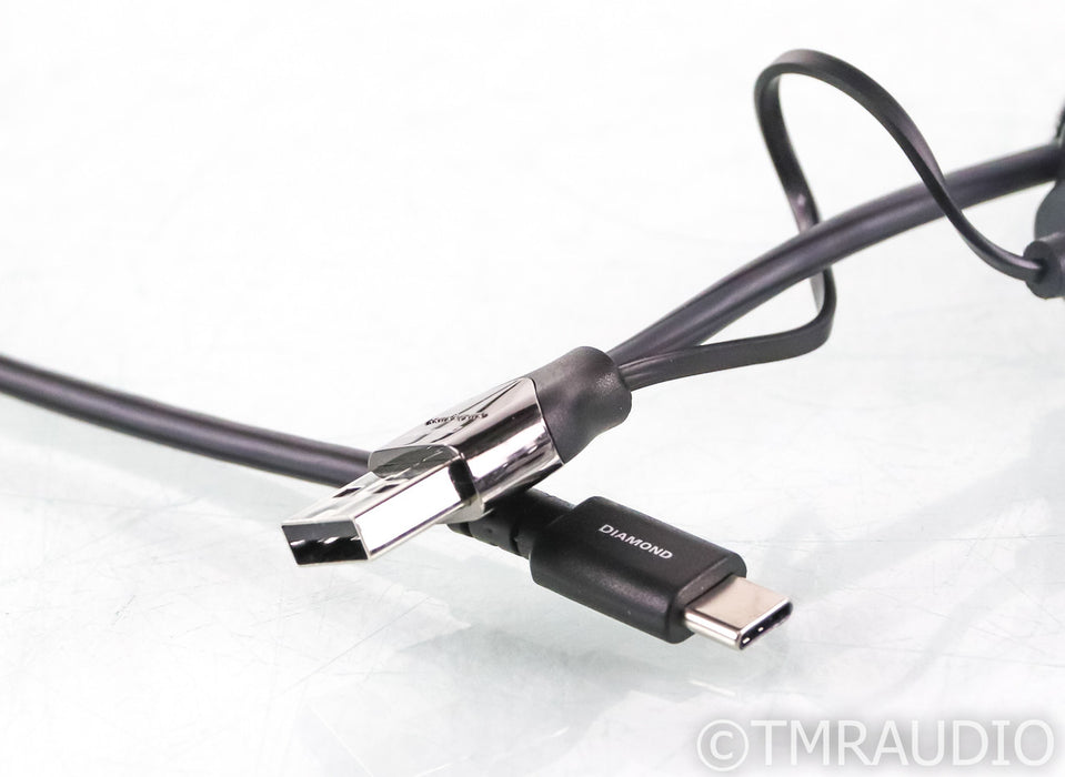 AudioQuest Diamond USB C Cable; .75m Digital Interconnect; 72v DBS
