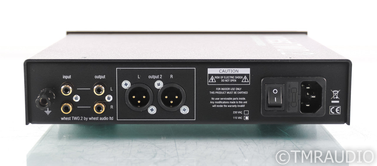 Whest Audio whestTWO.2 Dual Mono MM / MC Phono Preamplifier; Whest Two.2