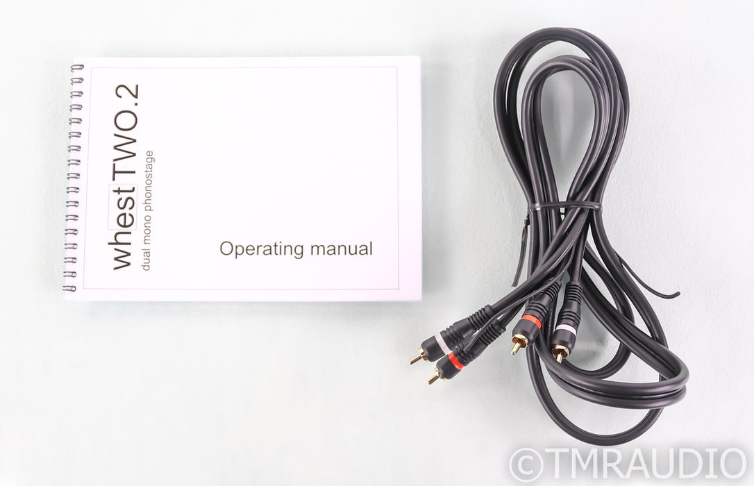 Whest Audio whestTWO.2 Dual Mono MM / MC Phono Preamplifier; Whest Two.2