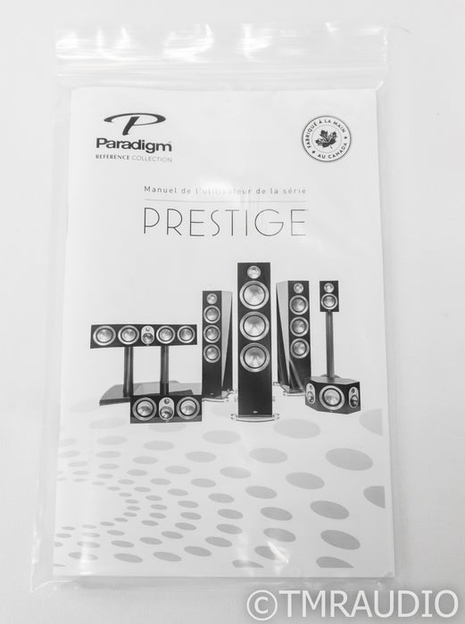 paradigm Prestige 15b Bookshelf Speakers; 15-B; Piano Black Pair