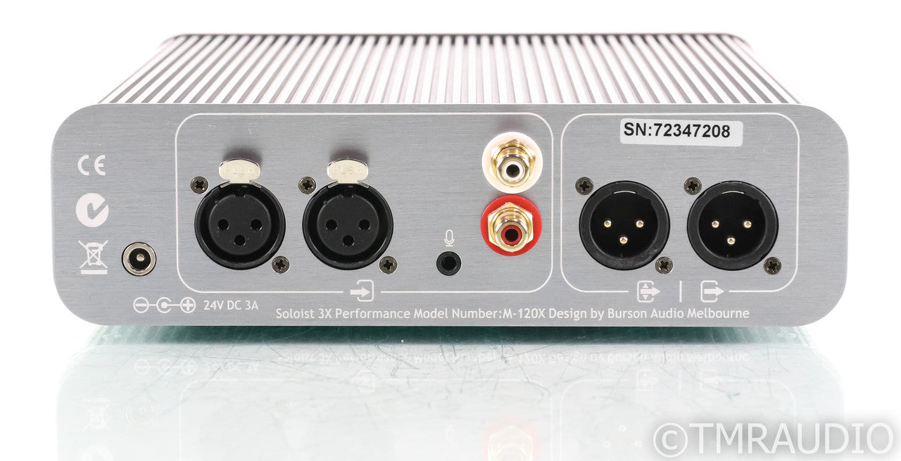 Burson Soloist 3X Performance Headphone Amplifier; Remote; Silver