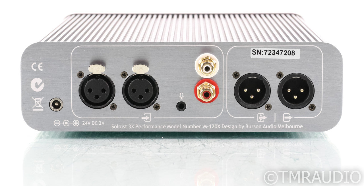 Burson Soloist 3X Performance Headphone Amplifier; Remote; Silver