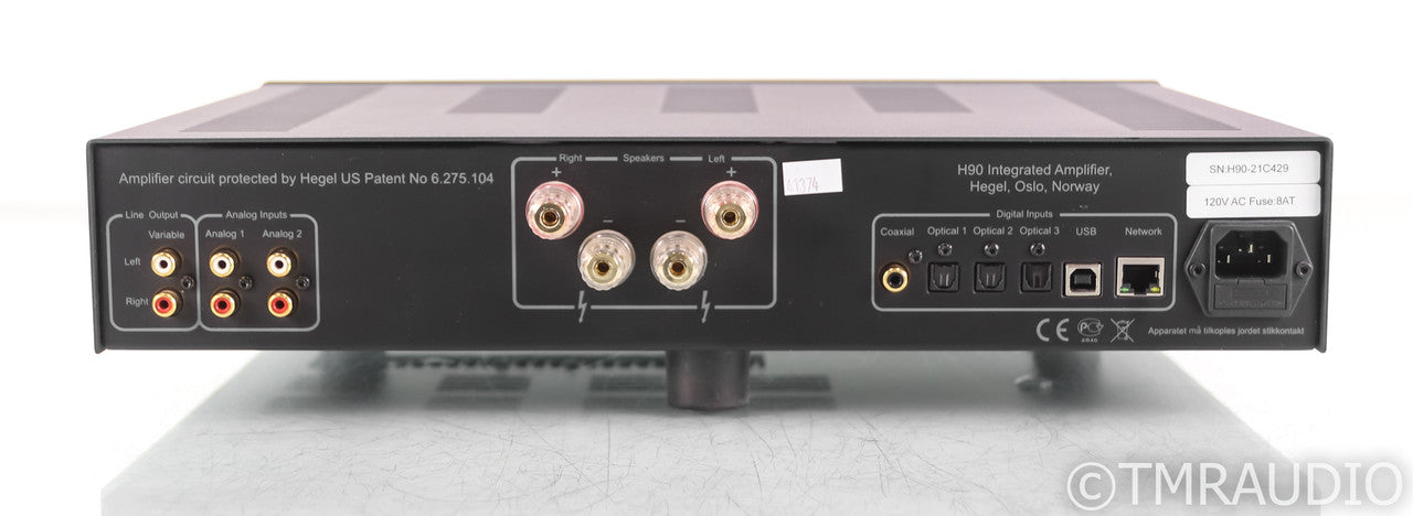 Hegel H90 Stereo Integrated Amplifier / DAC; H-90; Remote; Airplay / Spotify Connect