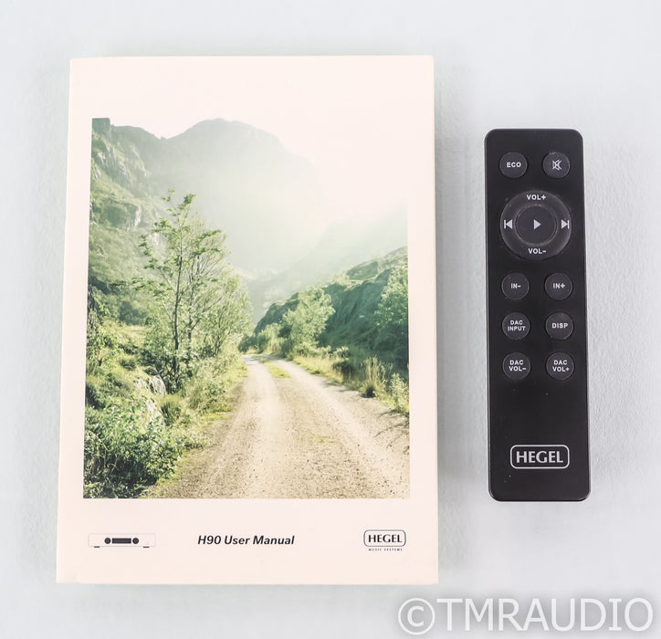 Hegel H90 Stereo Integrated Amplifier / DAC; H-90; Remote; Airplay / Spotify Connect