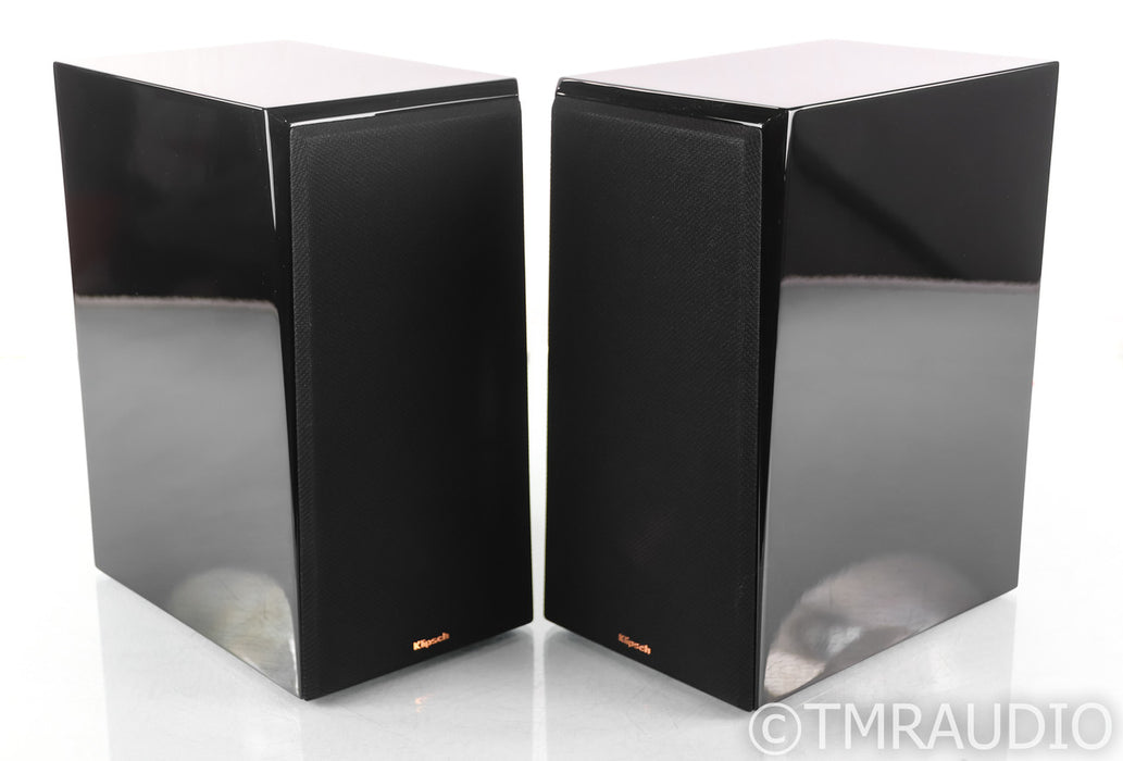 Klipsch RP-600M Bookshelf Speakers; RP600M; Gloss Black Pair
