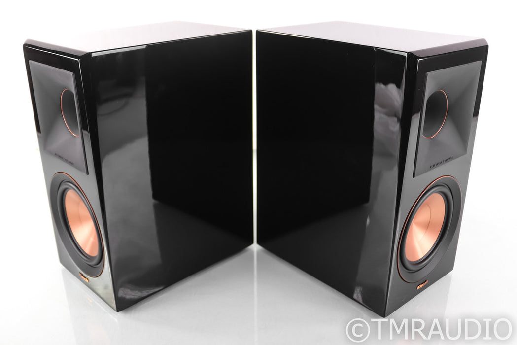Klipsch RP-600M Bookshelf Speakers; RP600M; Gloss Black Pair