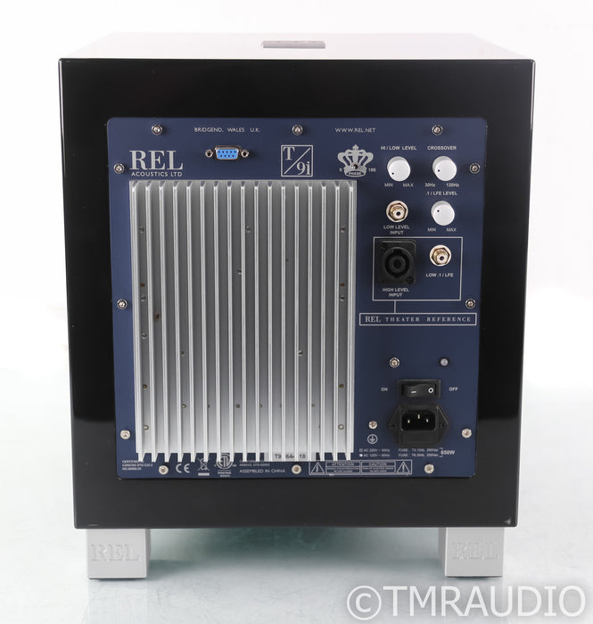 REL T/9i 10" Powered Subwoofer; T-9i; Piano Black