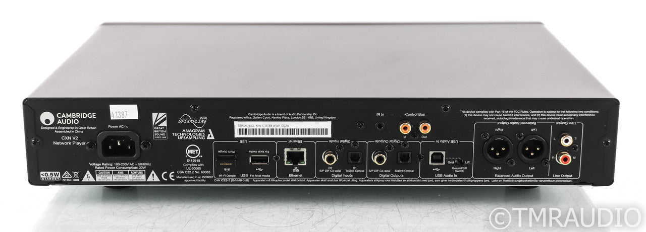 Cambridge Audio CXN Wireless Network Streamer; V2; DAC; Remote; Airplay
