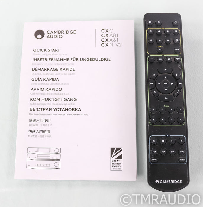 Cambridge Audio CXN Wireless Network Streamer; V2; DAC; Remote; Airplay