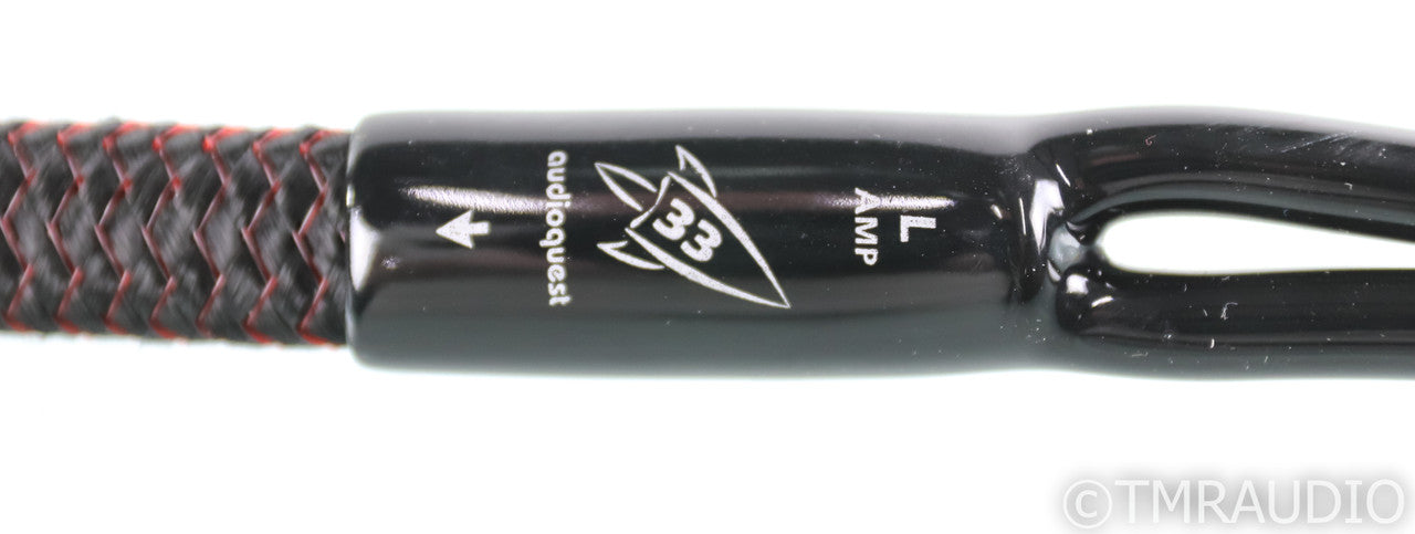 AudioQuest Rocket 33 Speaker Cables; 15ft Pair; Pins