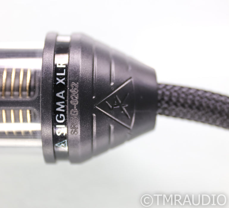 Shunyata Research Sigma XLR Cables; 1m Pair Balanced Interconnects