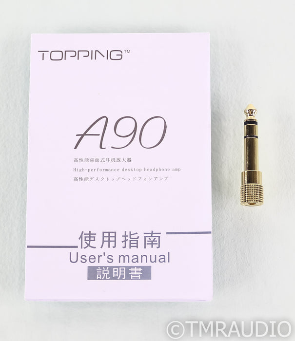 Topping A90 Headphone Amplifier; Black